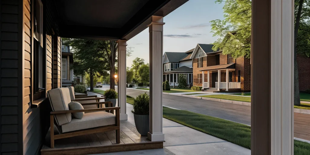 A suburban home, the next step in purchasing a 2nd home as a primary residence while renting out the first.