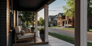 A suburban home, the next step in purchasing a 2nd home as a primary residence while renting out the first.