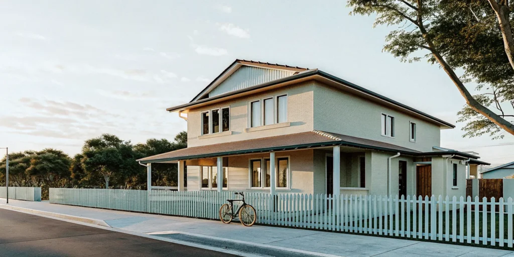 A two-story second home and the minimum down payment needed for a conventional loan.