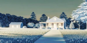 A distant second home that meets the mortgage distance requirements.