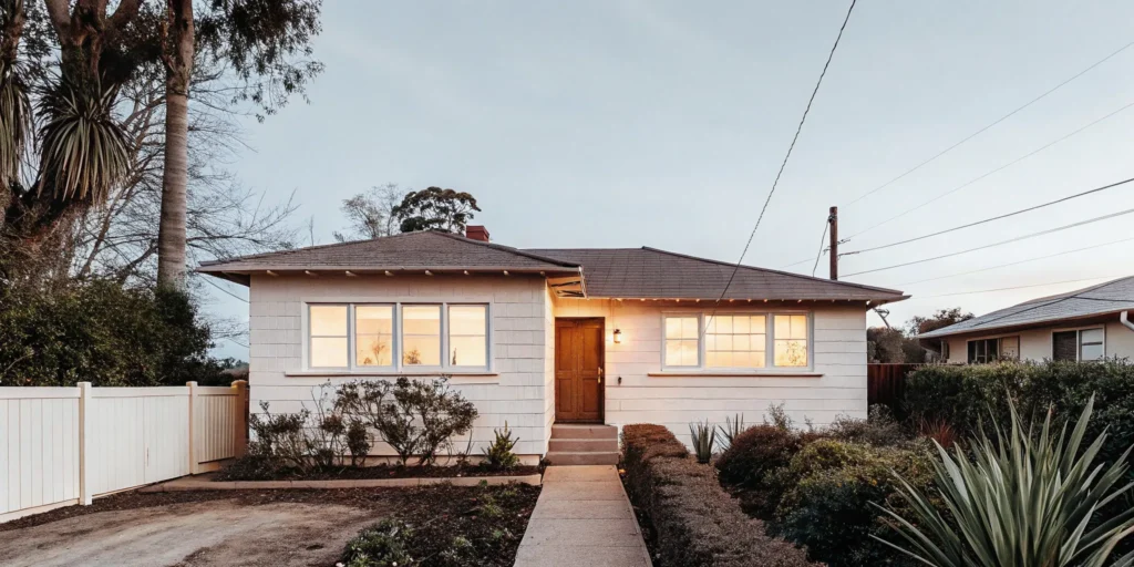 A single-family house meeting Fannie Mae's 2nd home distance requirements.